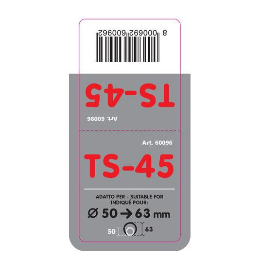 Koncovka výfuku Lampa TS-45 pro výfuky do 63 mm – Chromový tuning výfuku z nerezové oceli - Obrázek 4