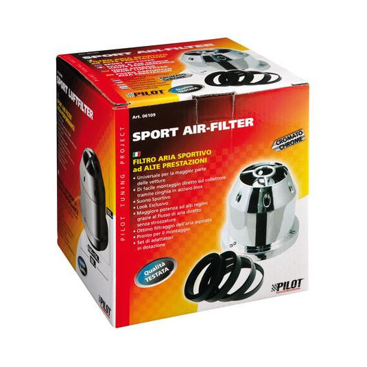 Sportovní vzduchový filtr CHROME Lampa – Zvýšený výkon a agresivní zvuk motoru - Obrázek 2