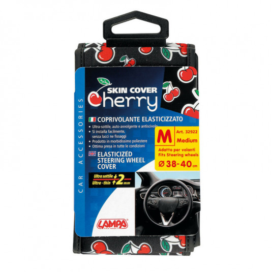 Potah volantu SKIN CHERRY – univerzální, protiskluzový potah pro lepší ovládání a ochranu volantu - Obrázek 3