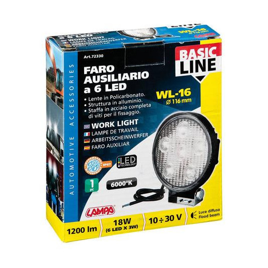 Přídavné LED světlo WL-16 18 W – výkonné osvětlení pro auto i pracovní stroje - Obrázek 2