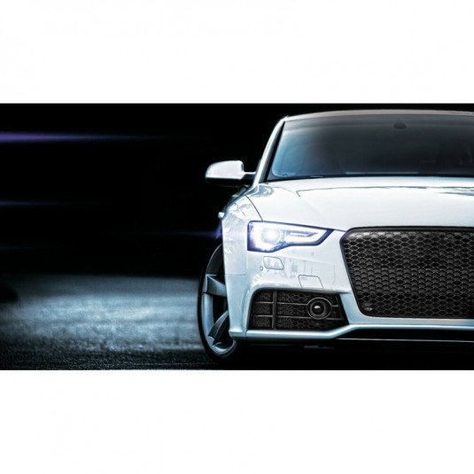 Tuningová mřížka ORIGINAL LOOK 120x40 cm – Černá hliníková mřížka Lampa pro přední masku - Obrázek 2