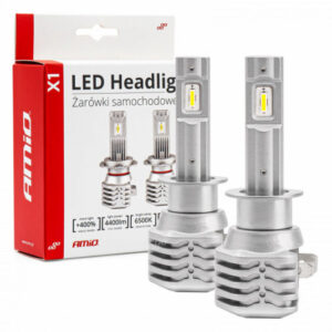 LED žárovky H1 X1 Series AMiO – jasné světlo a dlouhá životnost pro hlavní světlomety