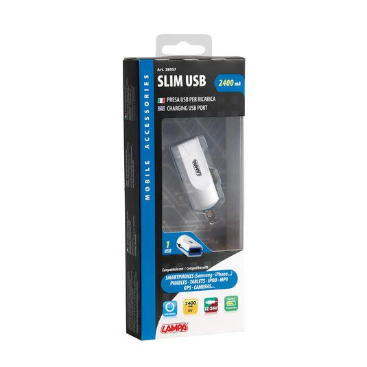 Rychlonabíječka do zapalovače Lampa s USB A – rychlé nabíjení pro Apple i jiná zařízení - Obrázek 2