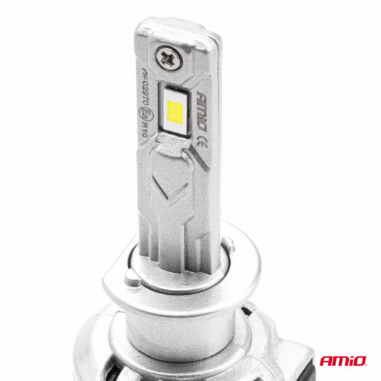 LED žárovky H1 X2 Series AMiO (+CANBUS) – Výkonné osvětlení pro lepší viditelnost v noci - Obrázek 2