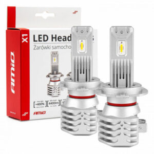LED žárovky H7 X1 Series AMiO – jasnější světlo a vyšší odolnost pro hlavní světlomety