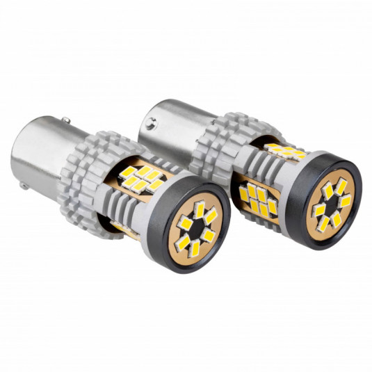 LED žárovky CANBUS 3020 24SMD 1157 BAY15D P21/5W – bílé osvětlení 12V/24V od Amio - Obrázek 3
