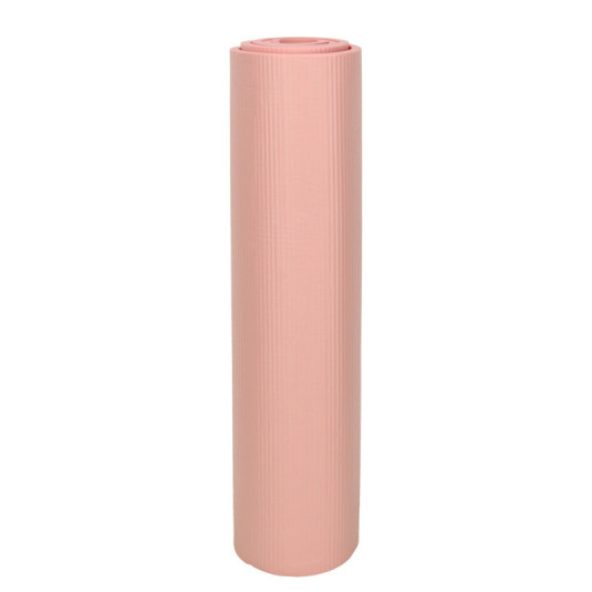 Tréninková podložka na jógu 185x83x1,5 cm růžová – s krytem a popruhy pro pohodlný transport - Obrázek 3