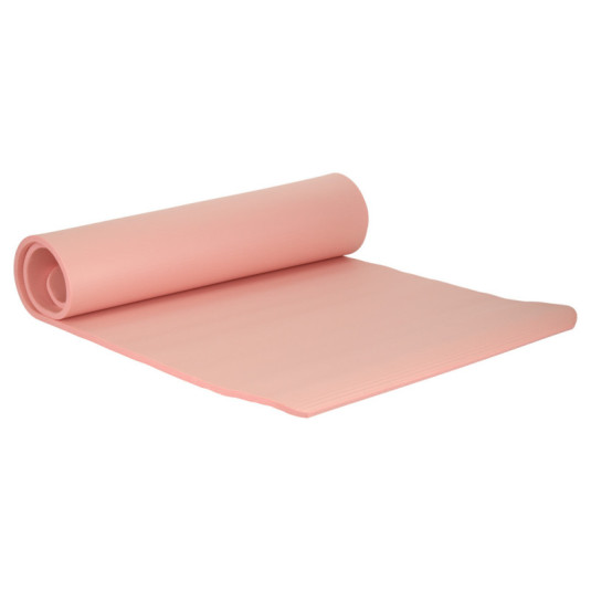 Tréninková podložka na jógu 185x83x1,5 cm růžová – s krytem a popruhy pro pohodlný transport - Obrázek 5