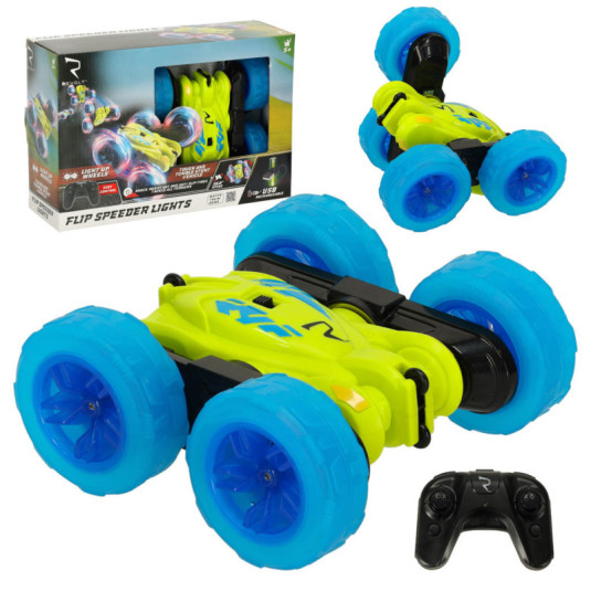 RC Auto na Dálkové Ovládání Revolt Flip Speeder se Svítícími Koly – Zábavné Drifty s LED Efekty
