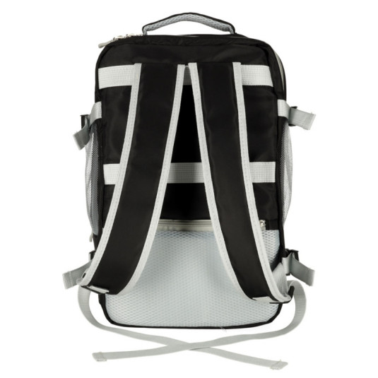 Cestovní batoh do letadla 45x16x28 cm – vodotěsný s USB portem, černý - Obrázek 5