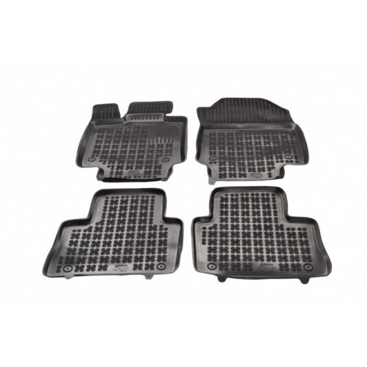 Pryžové rohože REZAW Plast na míru pro Toyota RAV 4V (od 2018) – zvýšený okraj 3 cm