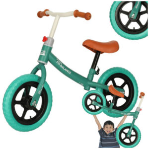 TRIKE FIX Balance Tyrkysové Odrážedlo pro Děti – Lehké a Bezpečné Cross-Country Kolo od 80 cm