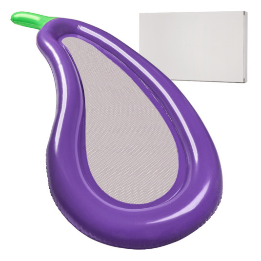 Nafukovací síťová matrace Aubergine 240 cm – zábava na pláži nebo bazénu ve tvaru lilku - Obrázek 2
