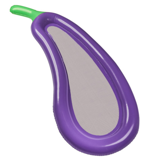 Nafukovací síťová matrace Aubergine 240 cm – zábava na pláži nebo bazénu ve tvaru lilku - Obrázek 3