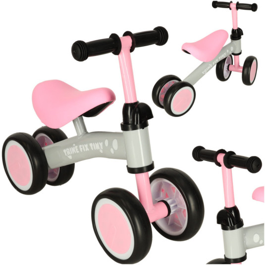Trike Fix Malá běžecká tříkolka růžová – bezpečná první jízda pro děti od 2 let