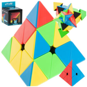 Logická hra PYRAMINX MoYu – Trojúhelníkový hlavolam pro rozvoj logiky a soustředění