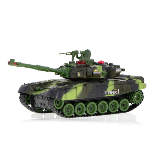 RC Válečný Tank 9993 2,4 GHz s Kamyfláží – Bojový Dálkově Ovládaný Tank s Efekty - Obrázek 3