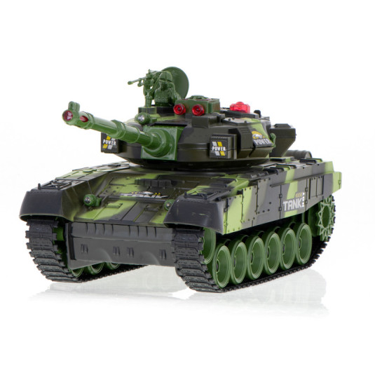RC Válečný Tank 9993 2,4 GHz s Kamyfláží – Bojový Dálkově Ovládaný Tank s Efekty - Obrázek 4
