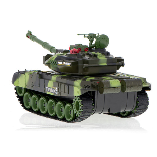 RC Válečný Tank 9993 2,4 GHz s Kamyfláží – Bojový Dálkově Ovládaný Tank s Efekty - Obrázek 5
