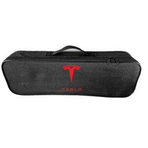 Taška do auta Tesla – pevná skládací s potiskem loga