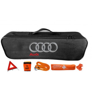 Taška do auta Audi s lékárničkou a kompletní povinnou výbavou pro ČR