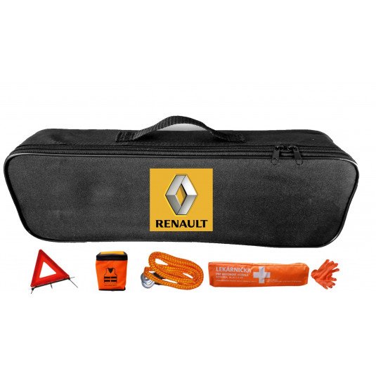 Taška do auta Renault starší s lékárničkou a kompletní výbavou pro ČR