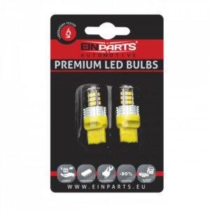 W21W LED žárovka 30x SMD 3020 oranžová – CANBUS