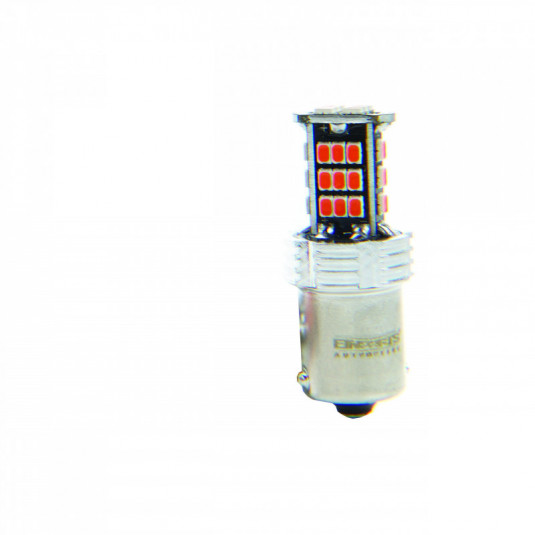 Einparts P21W LED žárovka 30x SMD 3020 červená CANBUS 12/24V – spolehlivé osvětlení bez chybových hlášení - Obrázek 3