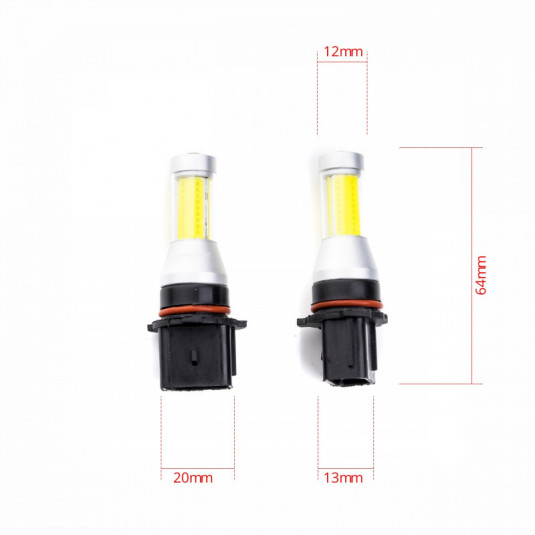 Einparts P13W LED žárovka 35W COB 6000K 12/24V – výkonné osvětlení pro osobní i nákladní vozy - Obrázek 4
