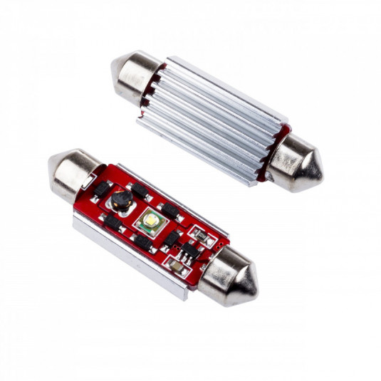 Einparts C10W LED žárovka 3W CREE XP-E 6000K 42 mm – CANBUS, 12 V, ideální pro denní světlo a osvětlení - Obrázek 4