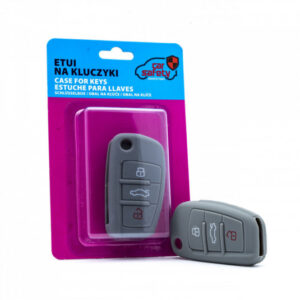 Silikonový obal na klíče pro Audi – šedý náhradní pouzdro Einparts EPKC105