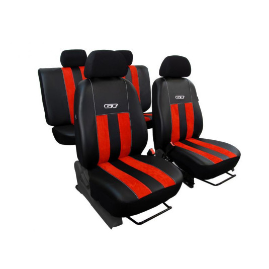 Autopotahy CITROËN BERLINGO 5X1 XTR II (2008–2018) GT Alcantara + ekokůže | Pok-ter - Obrázek 5