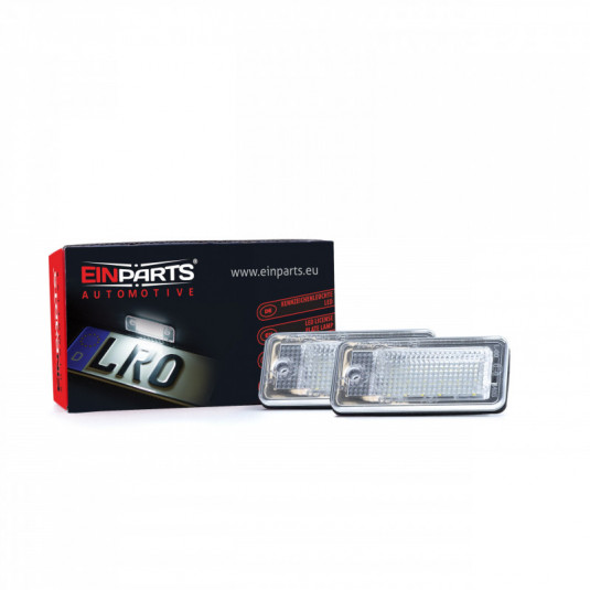 Einparts LED osvětlení SPZ pro AUDI A6 C6 (4F2) 2004–2011 – 6000K chladné bílé světlo
