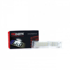 Einparts LED osvětlení SPZ pro BMW X5 E53 (2000–2006) a X3 E83 – 6000K