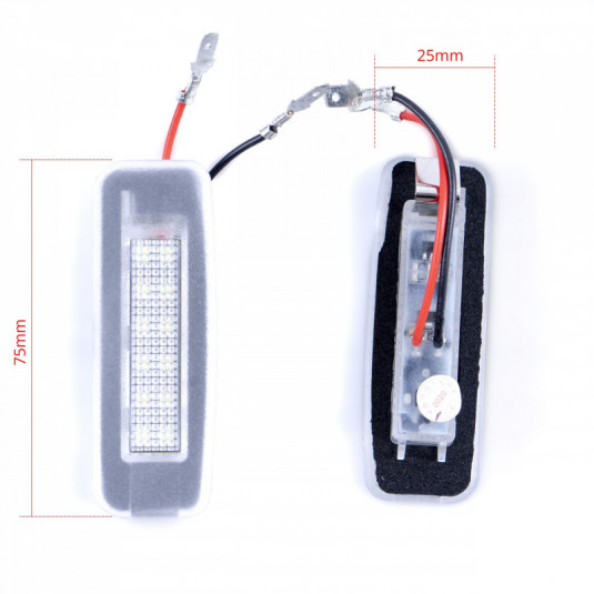 Einparts LED osvětlení SPZ pro Ford Focus I Turnier (1999–2007) – CAN-BUS, 6000K bílé světlo - Obrázek 3