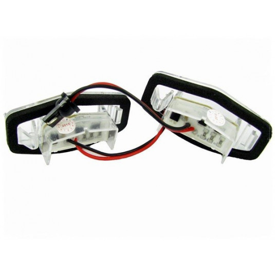 Einparts LED osvětlení SPZ pro Honda City IV Saloon (GE4) 2002–2009 – 6000K bílé světlo, CAN-BUS - Obrázek 3