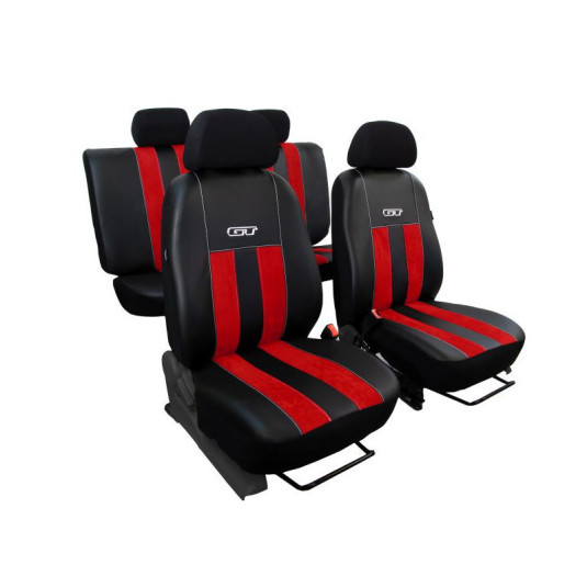 Autopotahy HYUNDAI I20 I (2008–2015) GT Alcantara a ekokůže – luxusní ochrana sedadel na míru - Obrázek 4