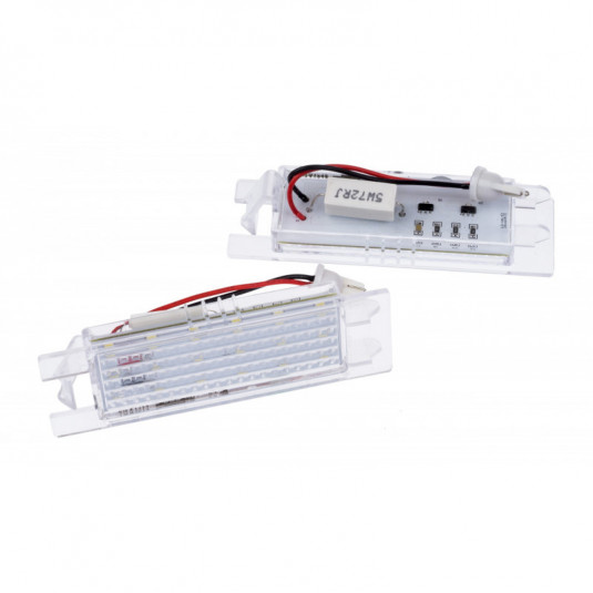 Einparts LED osvětlení SPZ pro Opel Meriva A MPV X03 (2003–2010) – 6000K čistá bílá, E4 homologace - Obrázek 3