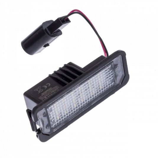 Einparts LED osvětlení SPZ pro Porsche Boxster (987) 2004–2012 – čistě bílé 6000K, E4 homologace - Obrázek 3