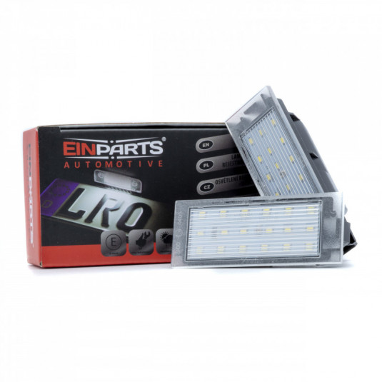 LED osvětlení ŠPZ Einparts pro RENAULT MEGANE III Grandtour (KZ0/1) od 2008 – 2x1