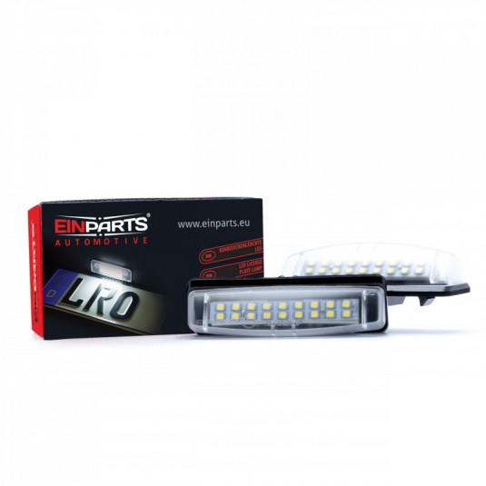 Einparts LED osvětlení SPZ pro Toyota Avensis Verso (2001–2011) – jasnější a modernější vzhled zadní tabulky