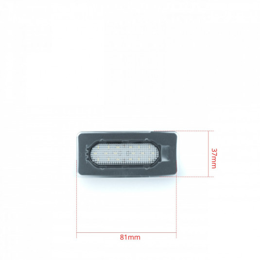Einparts LED osvětlení SPZ pro Toyota Corolla Saloon (E18, ZRE1) 2013–2019 – 6000K bílé světlo - Obrázek 5