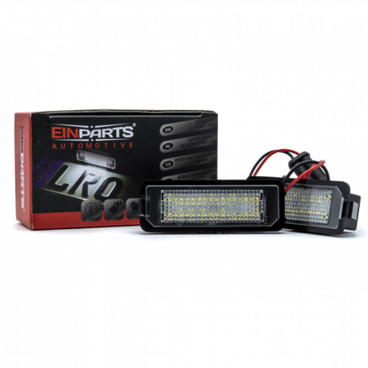Einparts LED osvětlení SPZ pro VW Fox 2003–2014 – čistá bílá 6000K