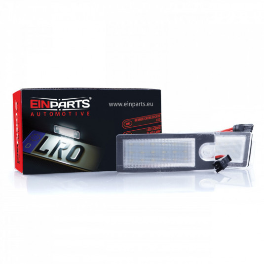 Einparts LED osvětlení SPZ pro VOLVO S80 I (184) 1998–2006 – bílé 6000K