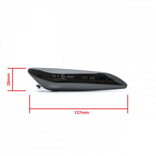 Einparts LED boční blinkry ALFA ROMEO 156 (932_) 1997–2005 – oranžové SMD 1700–1800K - Obrázek 5