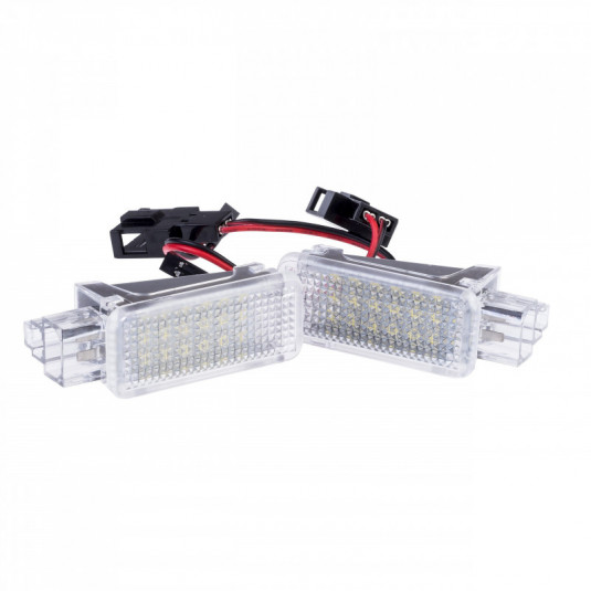 Einparts LED osvětlení dveří pro AUDI A2 (8Z0) 2000–2005 – interiérové světlo s jasným podsvícením - Obrázek 2