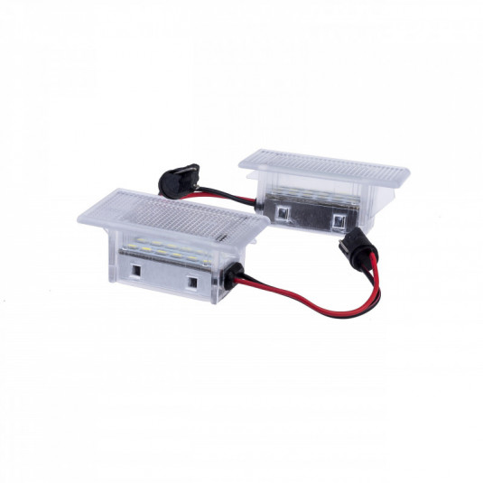 Einparts LED osvětlení do interiéru FORD FIESTA III (GFJ) 1989–1997 – 2×1,8W, 6000K bílé světlo - Obrázek 5