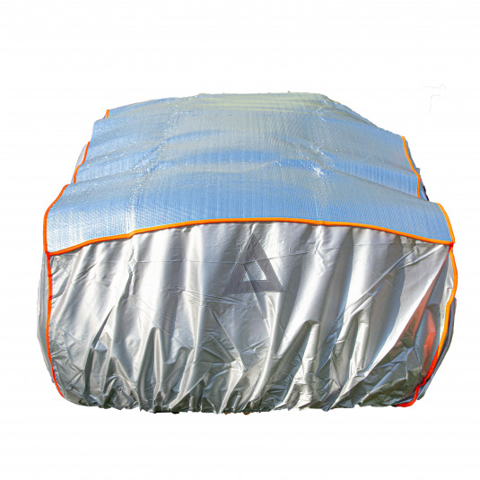Autoplachta proti krupobití XL 535x178x119 cm s bavlněnou podšívou | 4cars - Obrázek 3