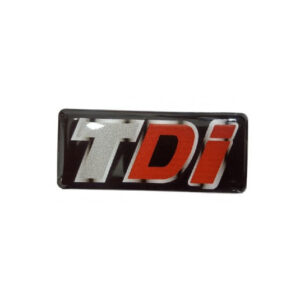 3D samolepka TDI červené DI – dekorativní úprava interiéru nebo karoserie | AutoZulu