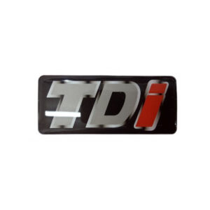 3D samolepka TDI červená – plastický design pro váš vůz | AutoZulu